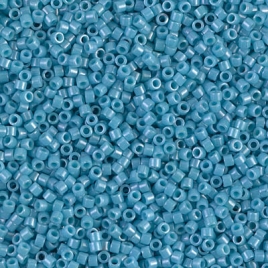 Delica 11/0 ”DB218” Opaque Med Turquoise Blue Luster 5 gr