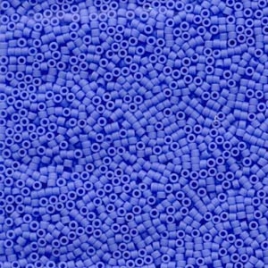 Delica 11/0 ”DB760” Opaque Light Sapphire Matted 5 gr