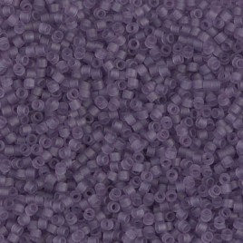 Delica 11/0 ”DB1265” Matted Transparant Lt Amethyst 5 gr