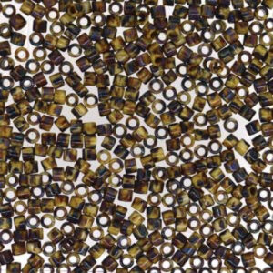 Delica 11/0 ”DB2267” Opaque Brown Picasso 5 gr