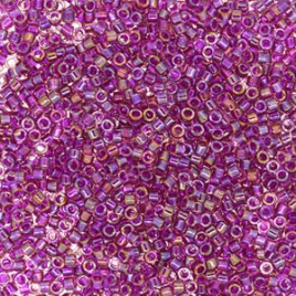 Delica 11/0 ”DB2389” Fancy Lined Magenta 5 gr