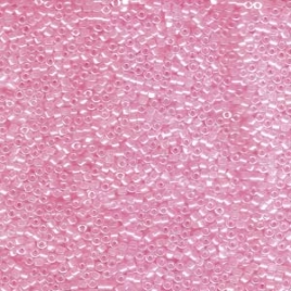Delica 11/0 ”DB245” Lined Crystal Medium Pink 5 gr