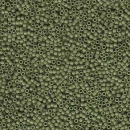Delica 11/0 ”DB391” Opaque Olivine Matted 5gr