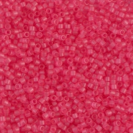Delica 11/0 ”DB780” Dyed Transp Bubblegum Pink Semi Matt 5 gr