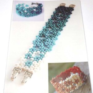 Gratismönster ** – Es-O Lace armband – design Petra Loubova