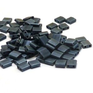 Tila Bead ”TL2001” Matted Gunmetal 5*5*1,9 mm 5 gr