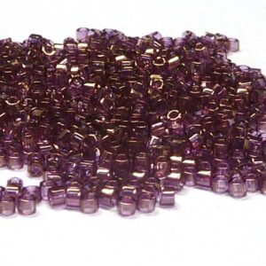 Delica 11/0 Hexcut ”DBC108” Gold Luster Amethyst 5 gr