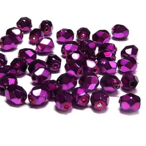 Jet heavy metal fuchsia ”23980-34268” 4 mm, 100 st