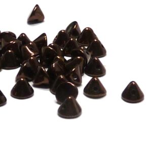 Button Bead ”23980-15726” Jet Lila Vega Luster 4 mm 50 st