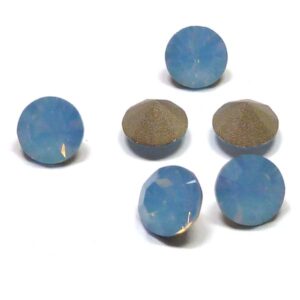 Preciosa Chaton SS39 Light Sapphire Opal ca 8 mm 6 st