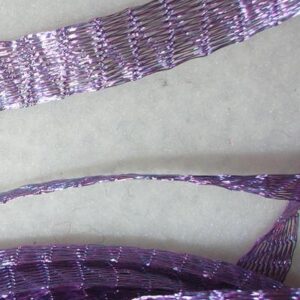 Lila II wirelace – mesh,  6 mm bred, 1 meter