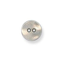 Knapp med 2 hål i antiksilver, 15 mm, 1 st