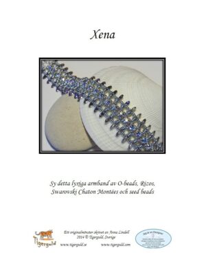 Mönsterbeskrivning – Xena armband, PDF-fil