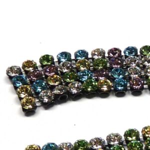 40001 Swarovski Crystal Mesh ”Multimix Light” ca 2,7 mm 12 st-