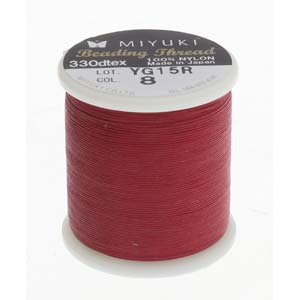 Miyuki pärltråd ”B” nr 8 Red 50 m