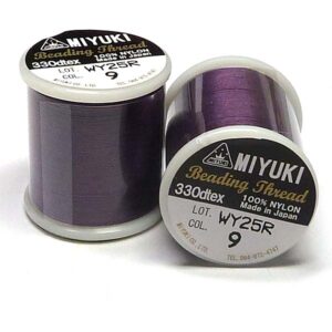Miyuki pärltråd ”B” nr 9 Purple 50 m