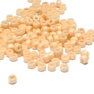 Matubo 8/0 seedbead Chalk White Champagne Lust ”03000-14413”, 10