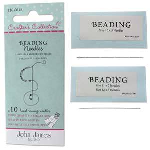John James pärlnålar – Beading needles, 10 st