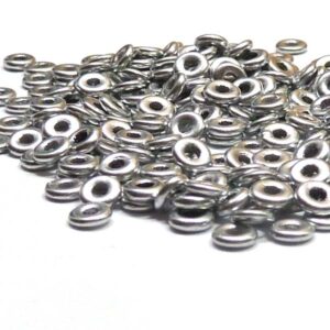 O-bead ®, Bright Silver Aluminium ”01700” 4*1 mm, 5 gr