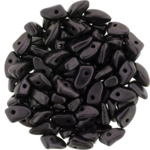 CzechMates® Prong ”79083” Metallic Suede Dark Plum 6*3 mm 25