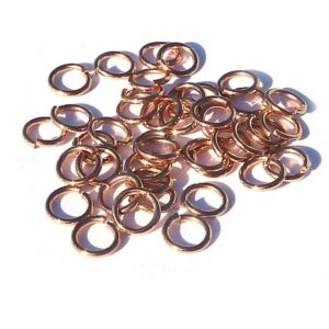 Motring 6,5 *1 mm i roséguld, 25 st