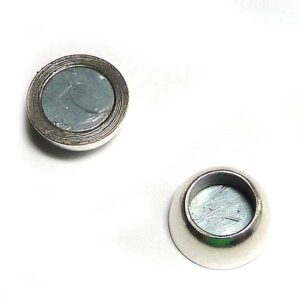 Magnetlås slätt för ”sensation climbingcord” antiksilver, 13 mm,