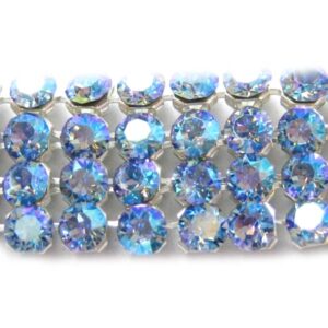 40001 Swarovski Crystal Mesh ”Light Sapphire Shimmer” ca 2,7 mm