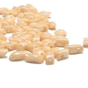 StormDuo ”03000-14413” Chalk White Champagne Luster 2-hålspärla