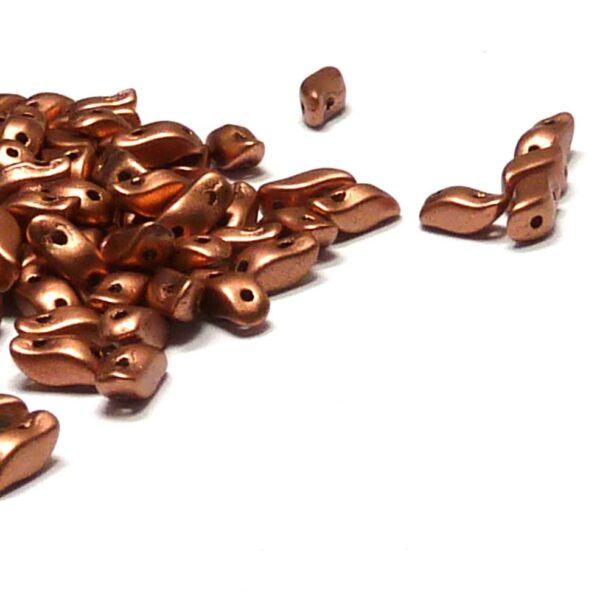 StormDuo "01770" Vintage Copper 2-hålspärla 7*3 mm, 30 st