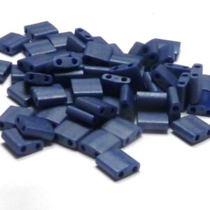 Tila Bead ”TL2075” Matted Opaque Cobalt Luster 5*5*1,9 mm 5 gr