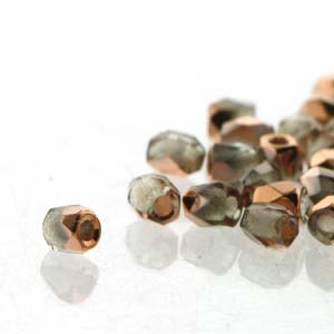 True 2 mm firepolish Crystal Capri Gold ”00030-27101” 50 st