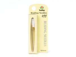 Tulip Beading Needle – pärlnål nr 11, 48,5 mm, 4  st
