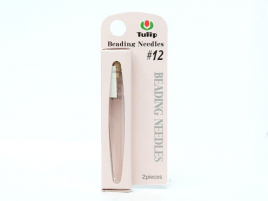 Tulip Beading Needle – pärlnål nr 12, 47,5 mm, 2 st