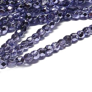 Bright Violet ”00030-67236” metallic ice firepolish facetterad 3