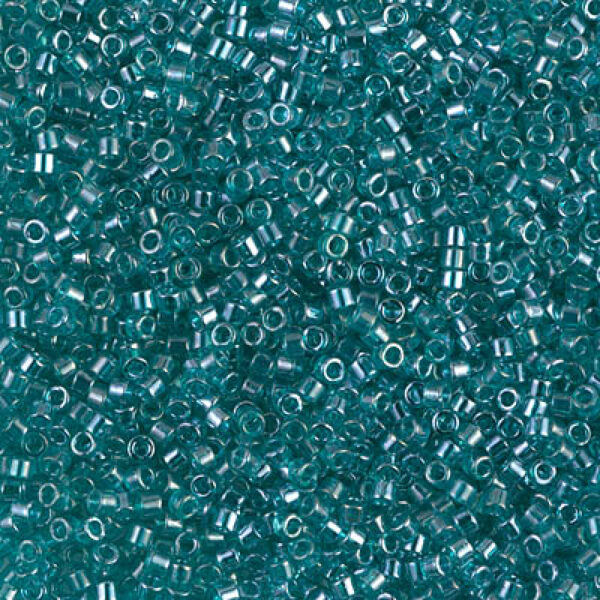Delica 11/0 "DB1228" Transparant Caribbean Teal Luster 5 gr