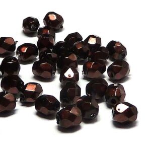 Jet heavy metal dark Sienna ”23980-34469” 4 mm, 100 st