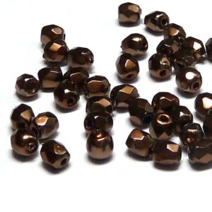 Jet heavy metal light bronze ”23980-34419” 4 mm, 100 st