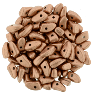 CzechMates® Prong ”01770” Matte Metallic Vintage Copper 6*3 mm 2