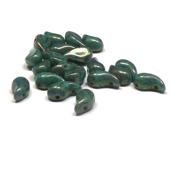 ZoliDuo "63130-15495" Jade Teracota Red 8*5 mm, 20 st Vänster