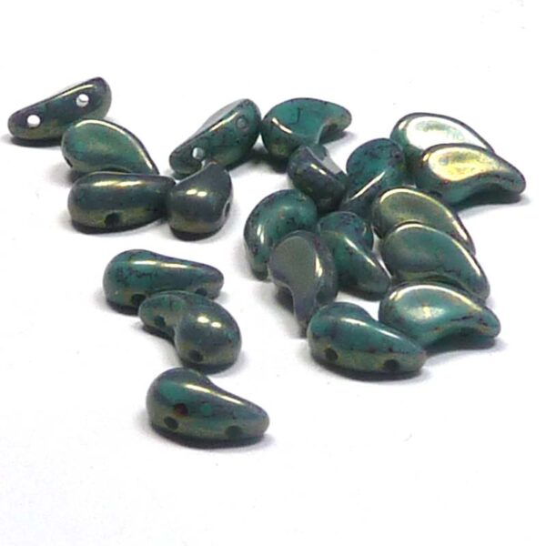 ZoliDuo "63130-15495" Jade Teracota Red 8*5 mm, 20 st Höger