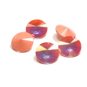 1122 Swarovski Rivoli Crystal Flamingo Ignite AB 12 mm