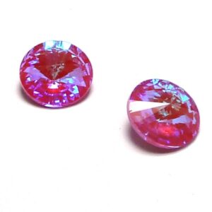 1122 Swarovski Rivoli ”Crystal Lotus Pink DeLite” 14 mm