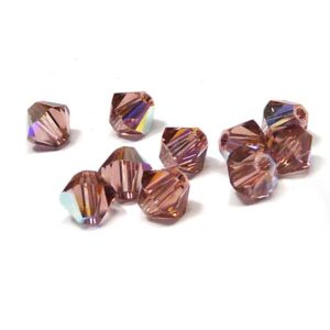 5328 Swarovski Bicone Blush Rose AB 4 mm 20 st