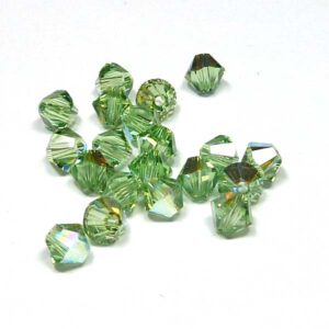 5328 Swarovski Bicone Peridot AB 4 mm 20 st