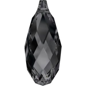 6010 Swarovski Briolette Pendant ”Crystal Silvernight” 11*6,5 mm 1 st