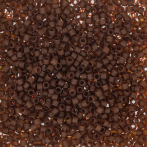 Delica 11/0 ”DB2403” Matted Transparent Rootbeer 5 gr