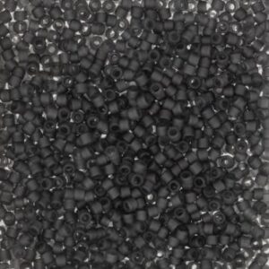 Delica 11/0 ”DB2406” Charcoal Matted Transparent  5 gr