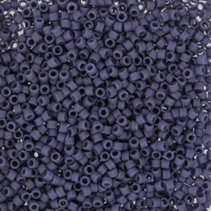 Delica 11/0 ”DB2408” Matted Steel Blue Opaque 5 gr