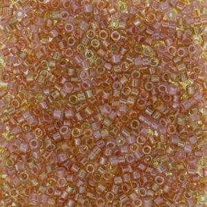 Delica 11/0 ”DB987” Gold Rose Honey Sparkling Lined Mix 5 gr