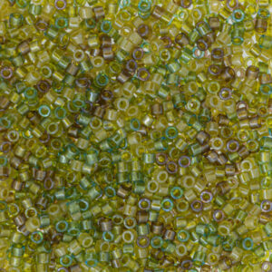 Delica 11/0 ”DB989” Olive Freen Forest Sparkling Lined Mix 5 gr